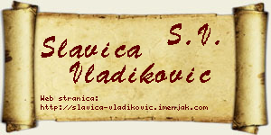 Slavica Vladiković vizit kartica